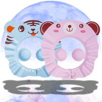 Touca de banho de animal fofo - proteção para os olhos do bebê