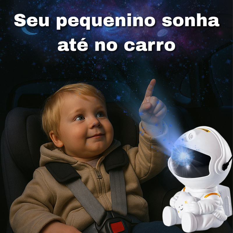 Projetor Astronauta - (Com Brinde Exclusivo)
