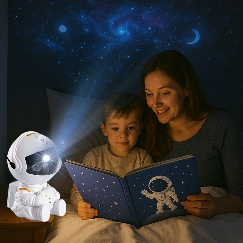 Projetor Astronauta - (Com Brinde Exclusivo)