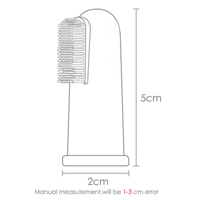 Escova de limpeza bucal para dentes infantis