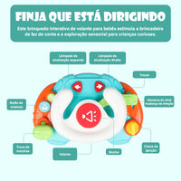 Brinquedos de viagem sensoriais para bebês