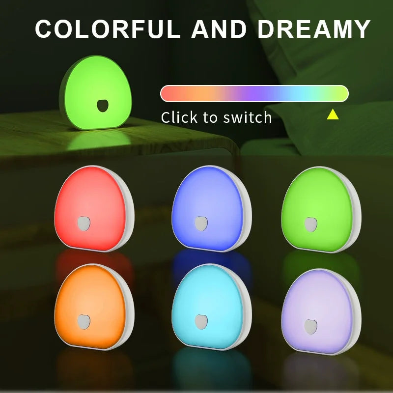 Máquina de ruído RGB para bebê dormir com som suave