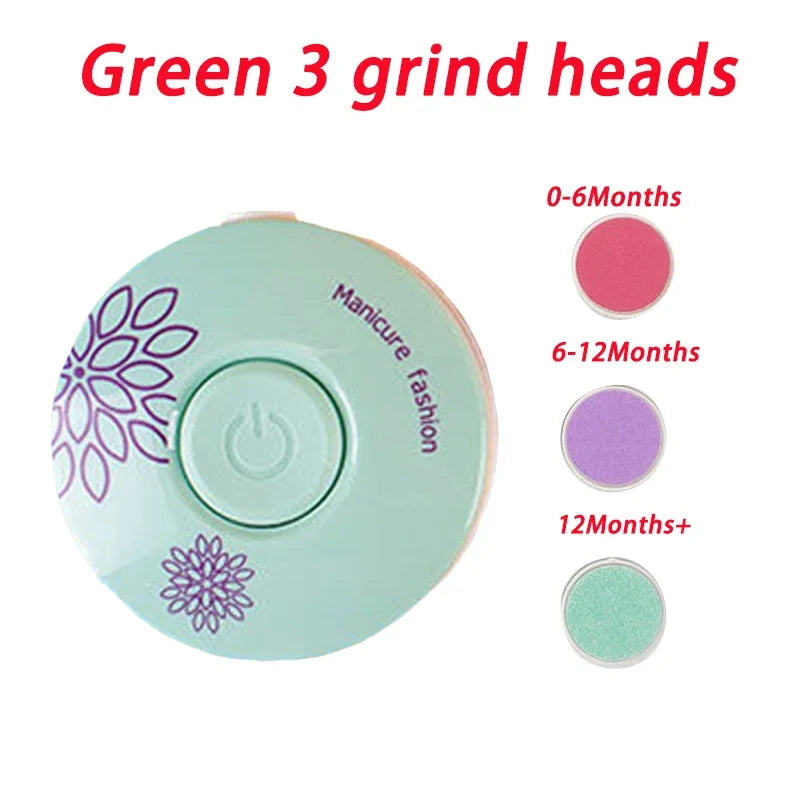 Cortador de unhas elétrico para bebês