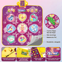 Tapete de dança com música e 3 modos de jogo