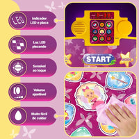 Tapete de dança com música e 3 modos de jogo