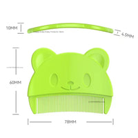 Pente macio para banho de bebês